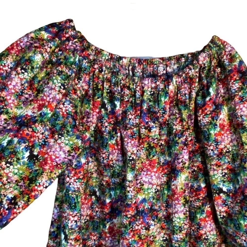 Handmade Homemade Floral Shift Dress Muumuu Size Medium - Picture 4 of 10